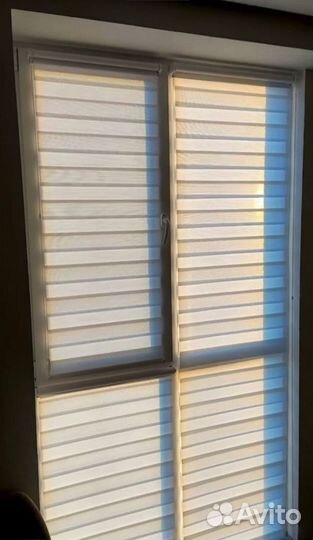 Жалюзи рулонные шторы День Ночь Зебра