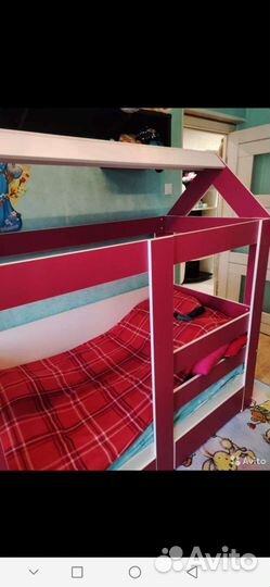Детская кровать домик бу