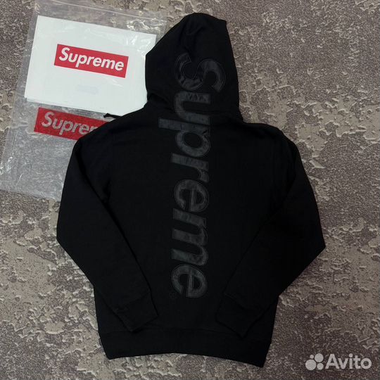 Худи Supreme FW23 Week8 Satin Applique Hoodie