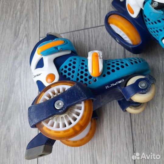 Роликовые коньки детские раздвижные