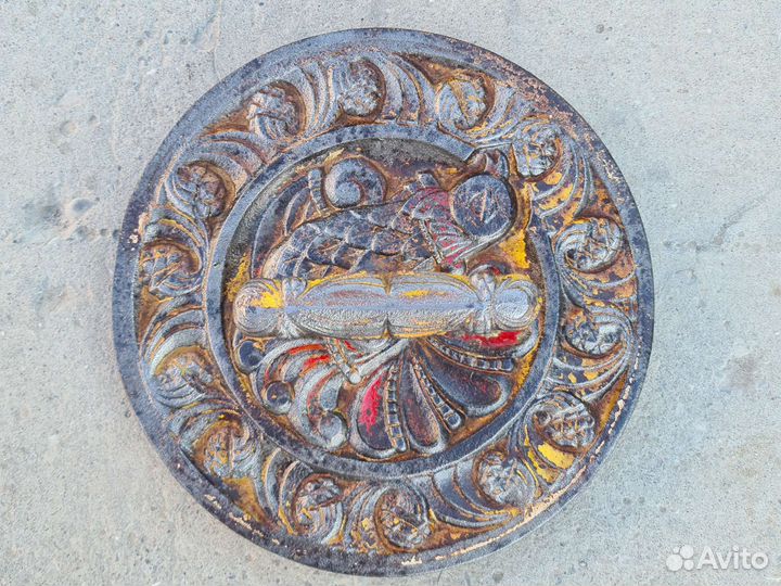 Крышка пресс для сковороды гриль СССР