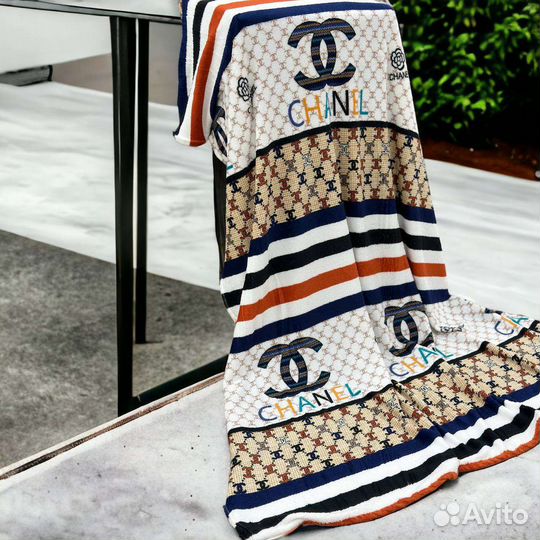 Плюшевый плед shanel