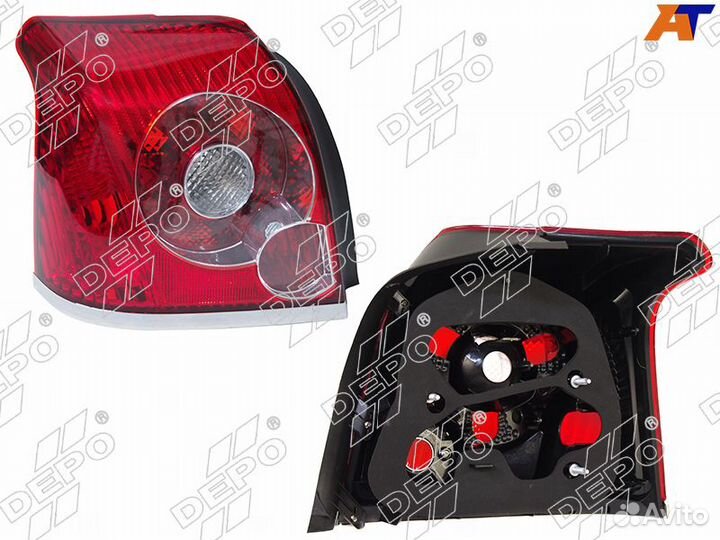 Фонарь задний toyota avensis 06-08 4D LH 212-19N9L