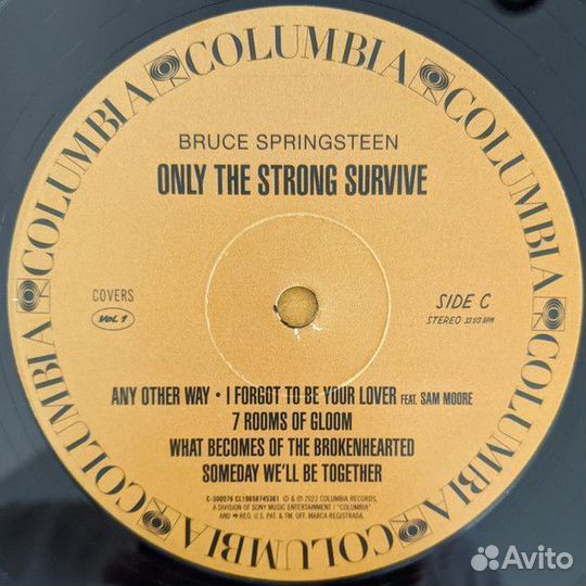 Винил Bruce Springsteen – Only The Strong Survive