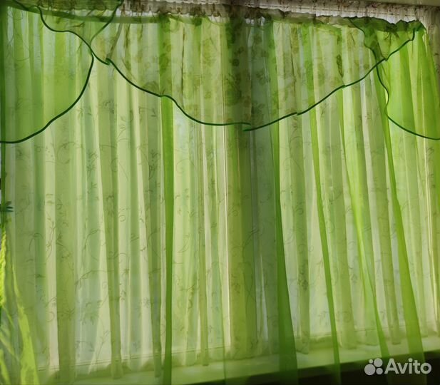 Тюль в кухню