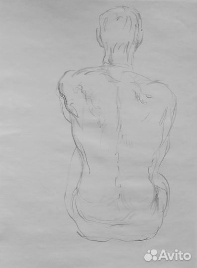 Зарисовка графика картина набросок