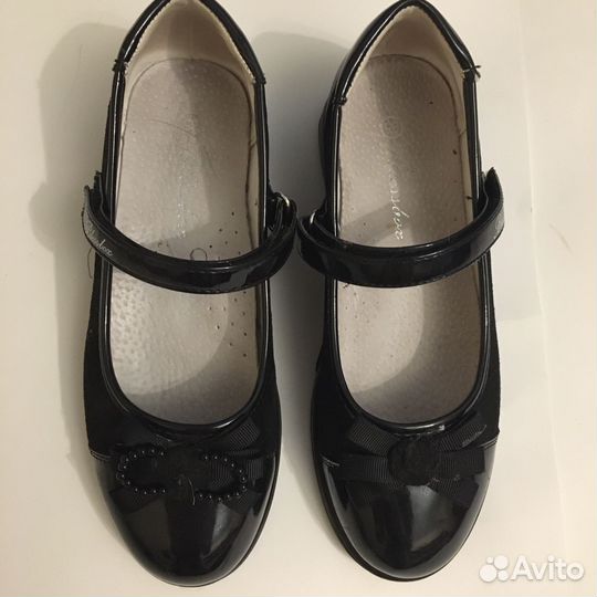 Туфли школьные на девочку б/у р.34