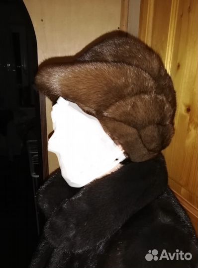 Шапка, норковая, размер 56-57