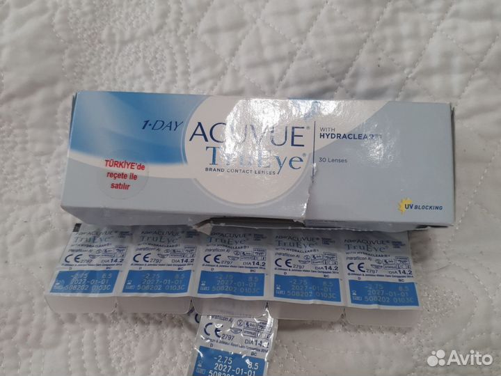 Линзы контактные acuvue однодневные