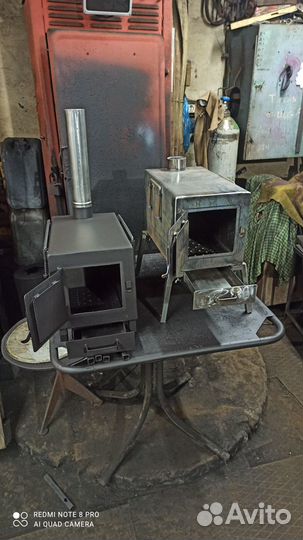 Дровяная печь для палатки