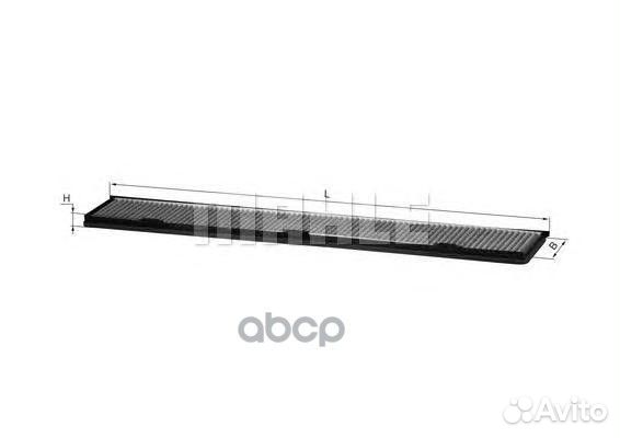 Фильтр салона угольный LAK248 Mahle/Knecht