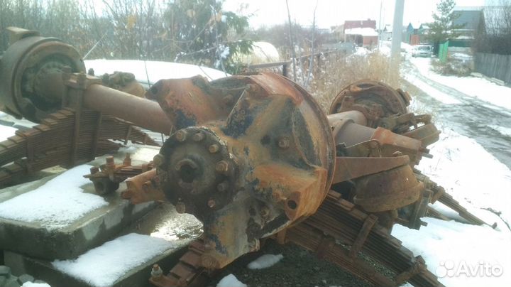 Ось прицепа маз камаз