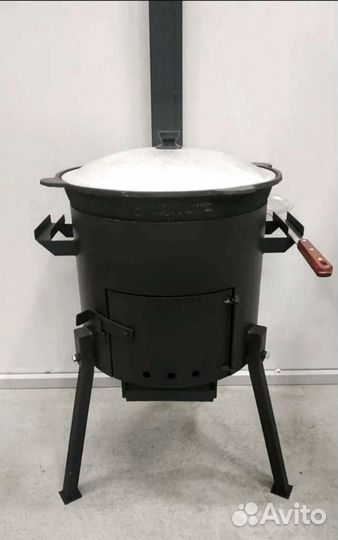 Казан 12 литров с печью