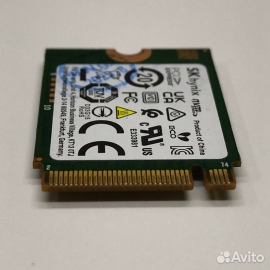 Диск SSD SK hynix BC711 512GB M.2 2230 PCIe NVMe