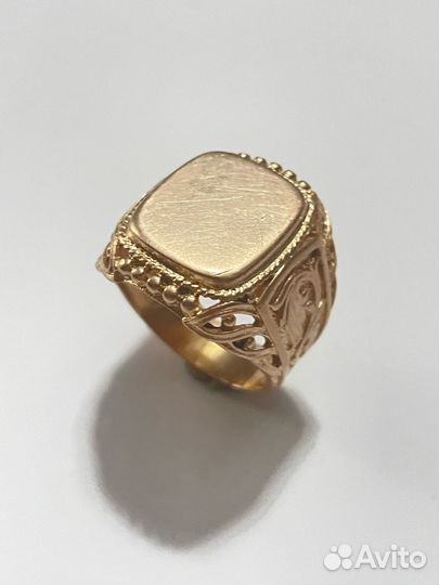 Золотая печатка 585 пробы