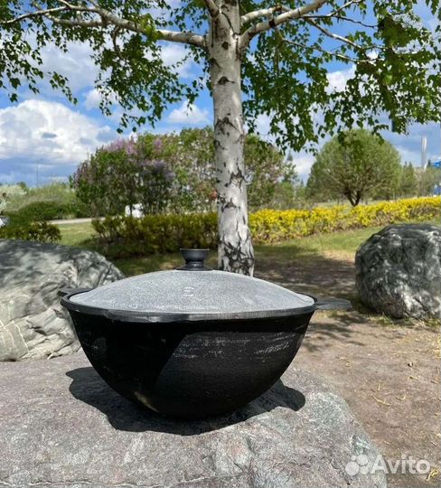 Казан чугунный 6 литров