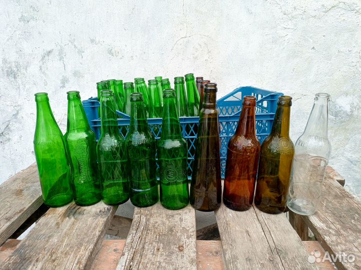 Бутылки пивные б/у