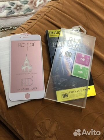 Защитное стекло iPhone 8 plus