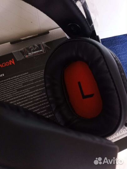 Гарнитура игровая с подсветкой новая