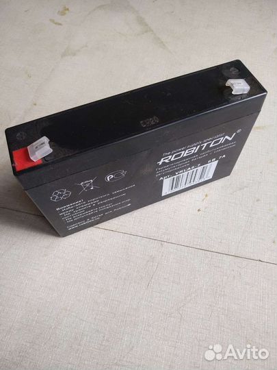 Аккумулятор на 6 Вольт 7 Ампер