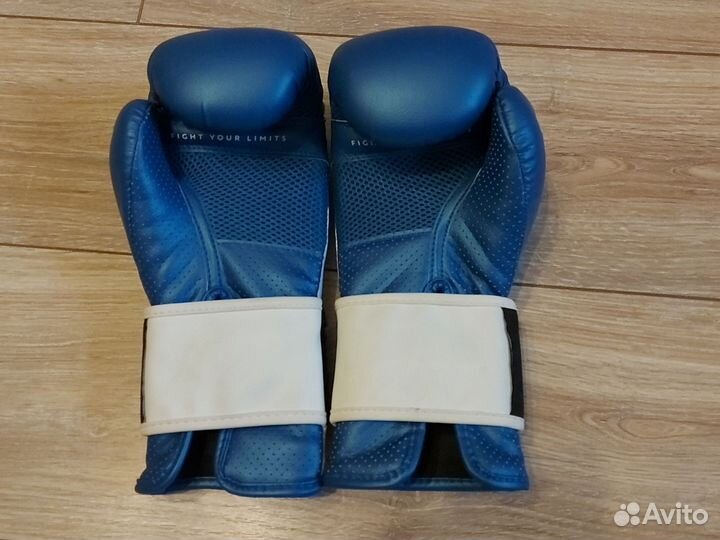 Боксерские перчатки детские 8 oz синие