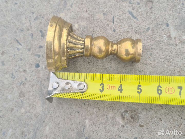 Подсвечник латунь