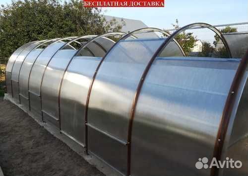 Теплица с раздвижной крышей