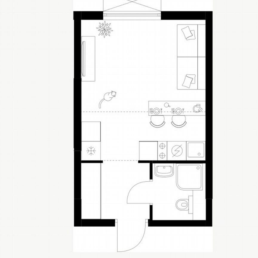 Квартира-студия, 23 м², 12/32 эт.