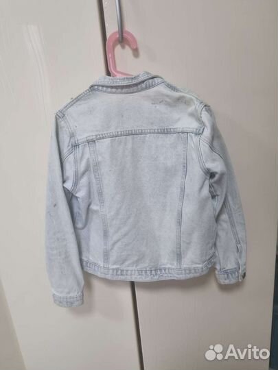 Куртка джинсовая размер 146