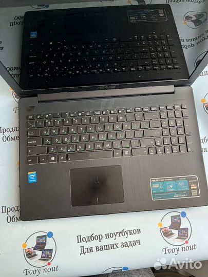 Asus X500 series SSD + HDD, 4-x ядерный Intel