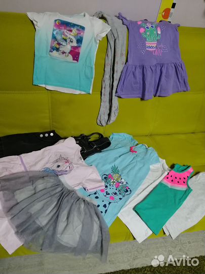 Пакет вещей для девочки 116 122