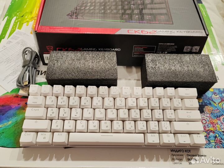 Игровая клавиатура Motospeed CK62