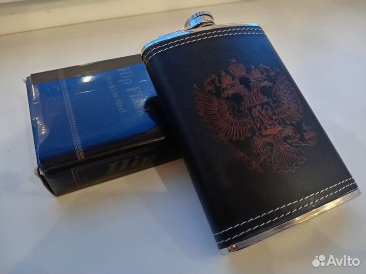 Фляжка из нержавейки Герб РФ