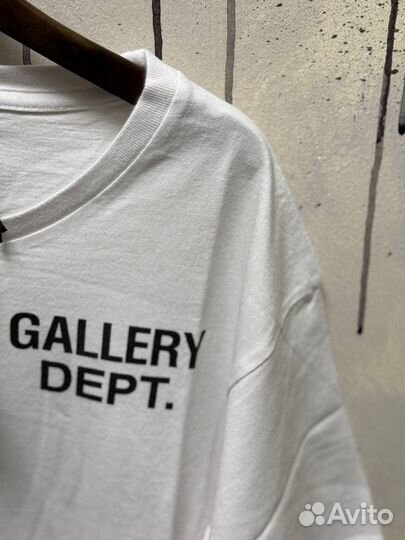 Футболка Gallery Dept White Logo Classic Оригинал