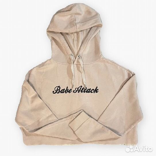 Худи укороченное женское