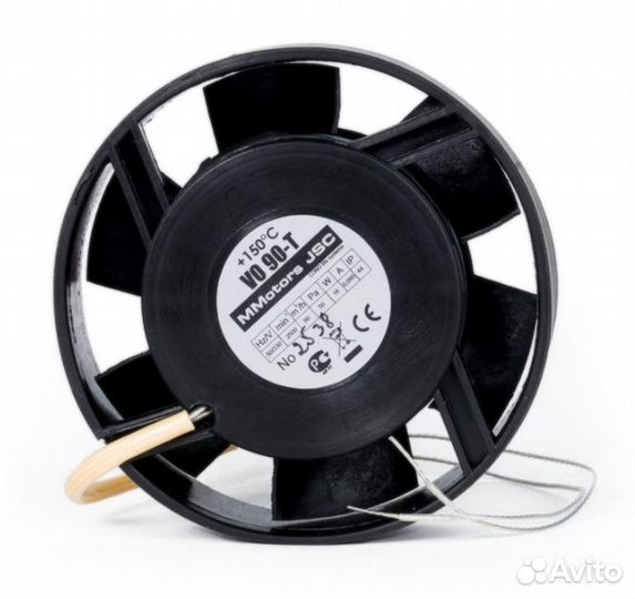 Канальный жаростойкий вентилятор Mmotors BO 90 T