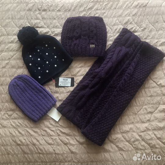 Шапки, снуд, шарф, варежки