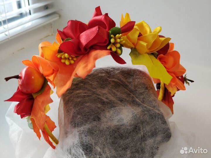 Ободок для волос ручной работы