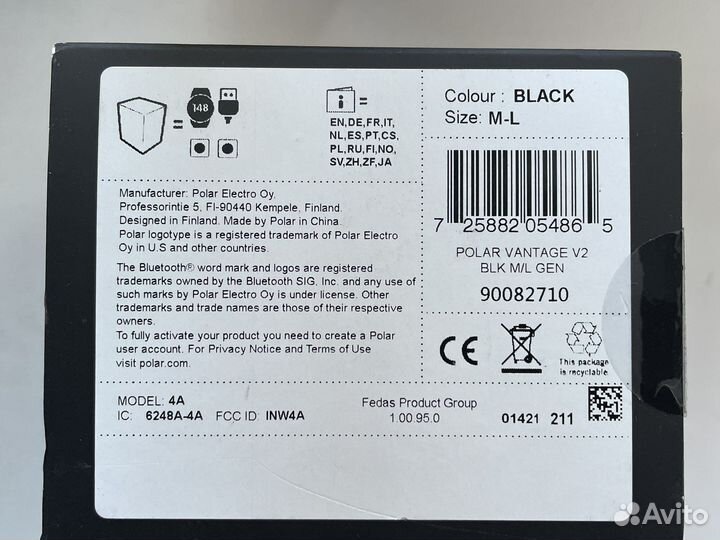 Smart watch Polar vantage V2 состояние нового