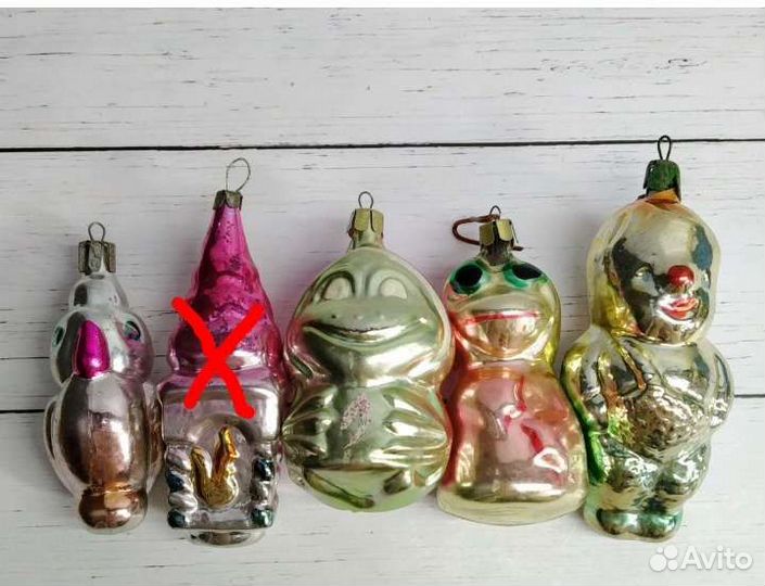 Елочные игрушки СССР