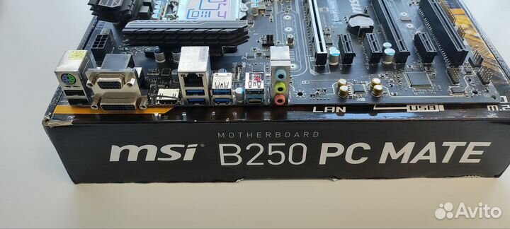 Материнская плата LGA1151 MSI B250 PC mate