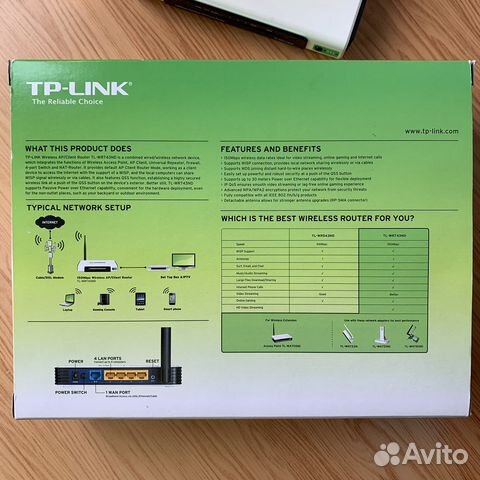 Роутер TP-Link TL-WR743ND (v. 1.1)