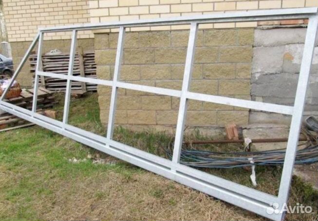Откатные ворота каркас