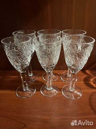 Фужеры и рюмки Ретрохрусталь СССР