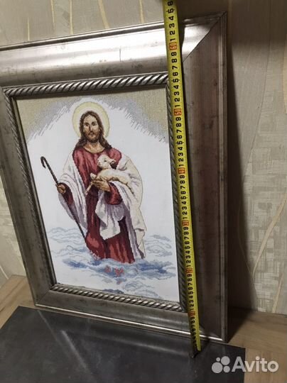 Картина вышитая крестом ручная работа