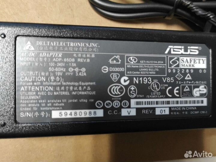 Блок питания Asus 19V 3.42A 5.5x2.5