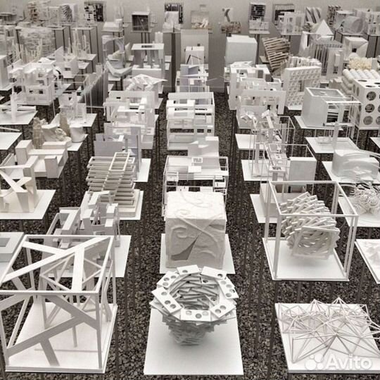 Макеты из бумаги\ватмана, пластика