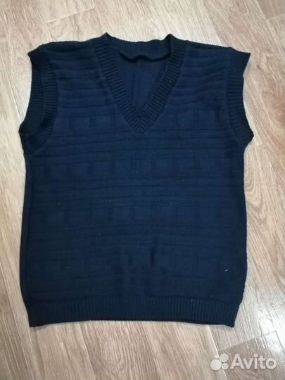 Жилет синий