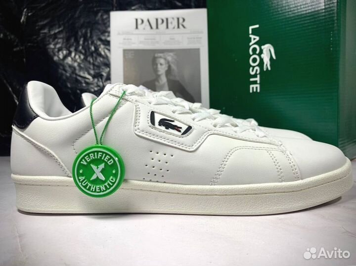 Кроссовки lacoste белые