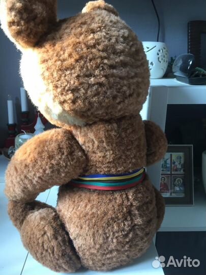 Мишка Олимпийский СССР 80е г. оригинал 58 см